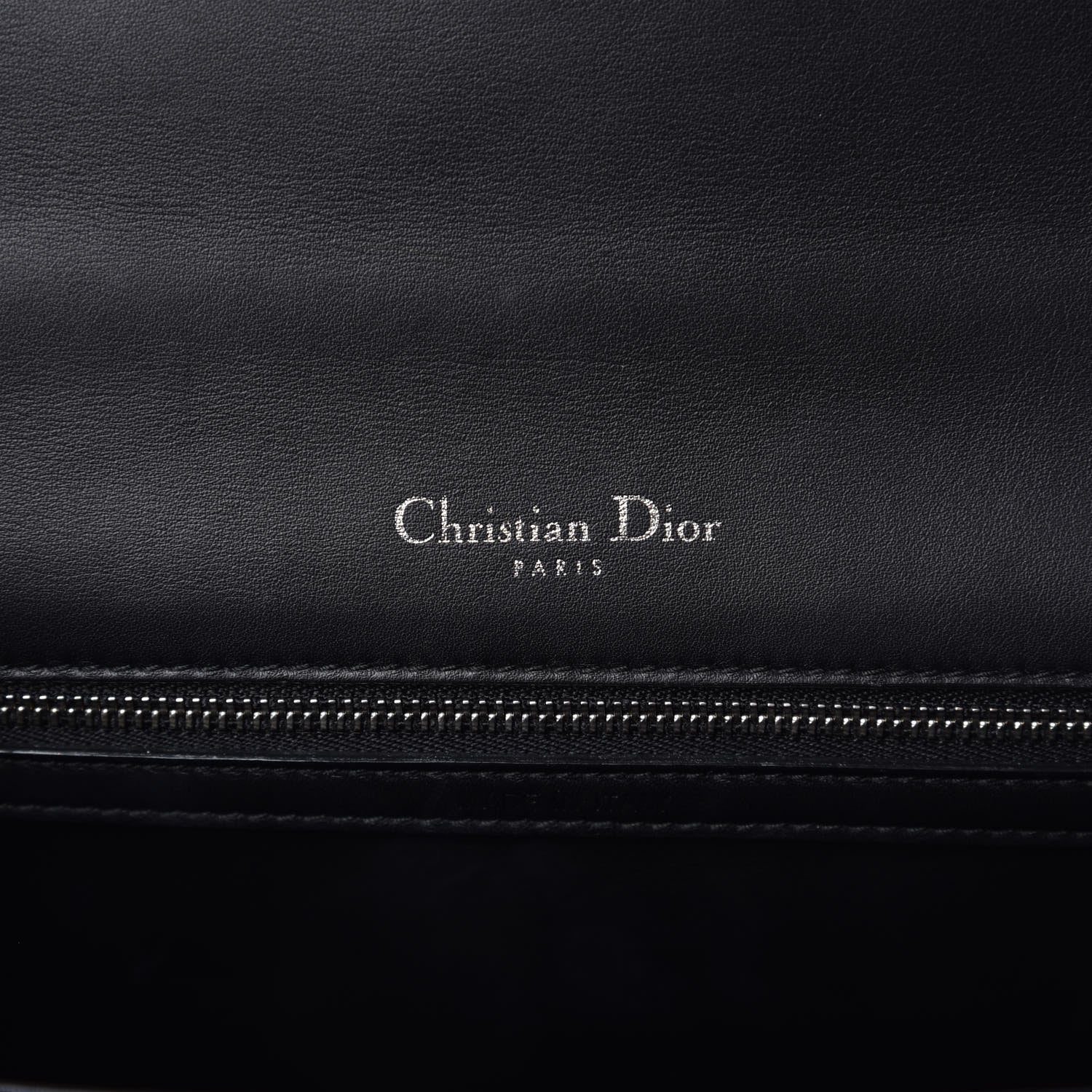 Christian Dior Calfskin Tufted Large Diorama Flap Bag Black Neon 6 of 9