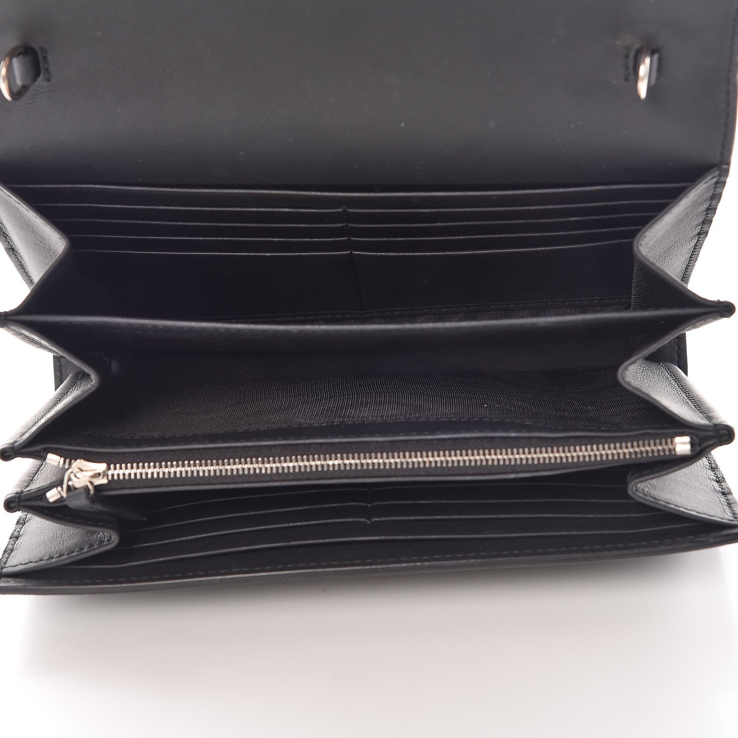 Gucci Suede Mini Dionysus Chain Wallet Black 3 of 10