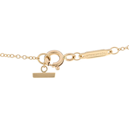 Tiffany 18K Yellow Gold Large T Smile Pendant Necklace 4 of 4