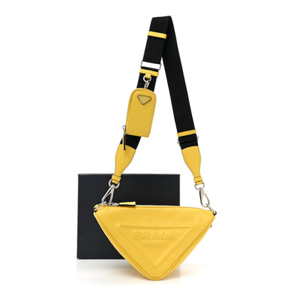 Prada Grace Lux Triangle Shoulder Bag Sole 2 of 9