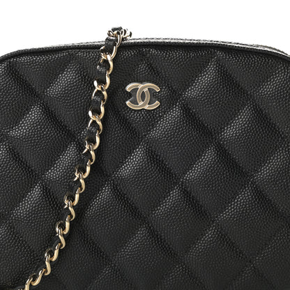 Chanel Caviar Quilted Vanity With Chain Black 10 of 11