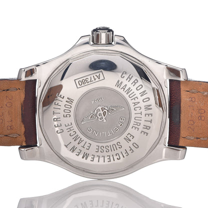 Breitling Stainless Steel Calfskin 41mm Colt II Chronometer Automatic Watch A17380 5 of 9