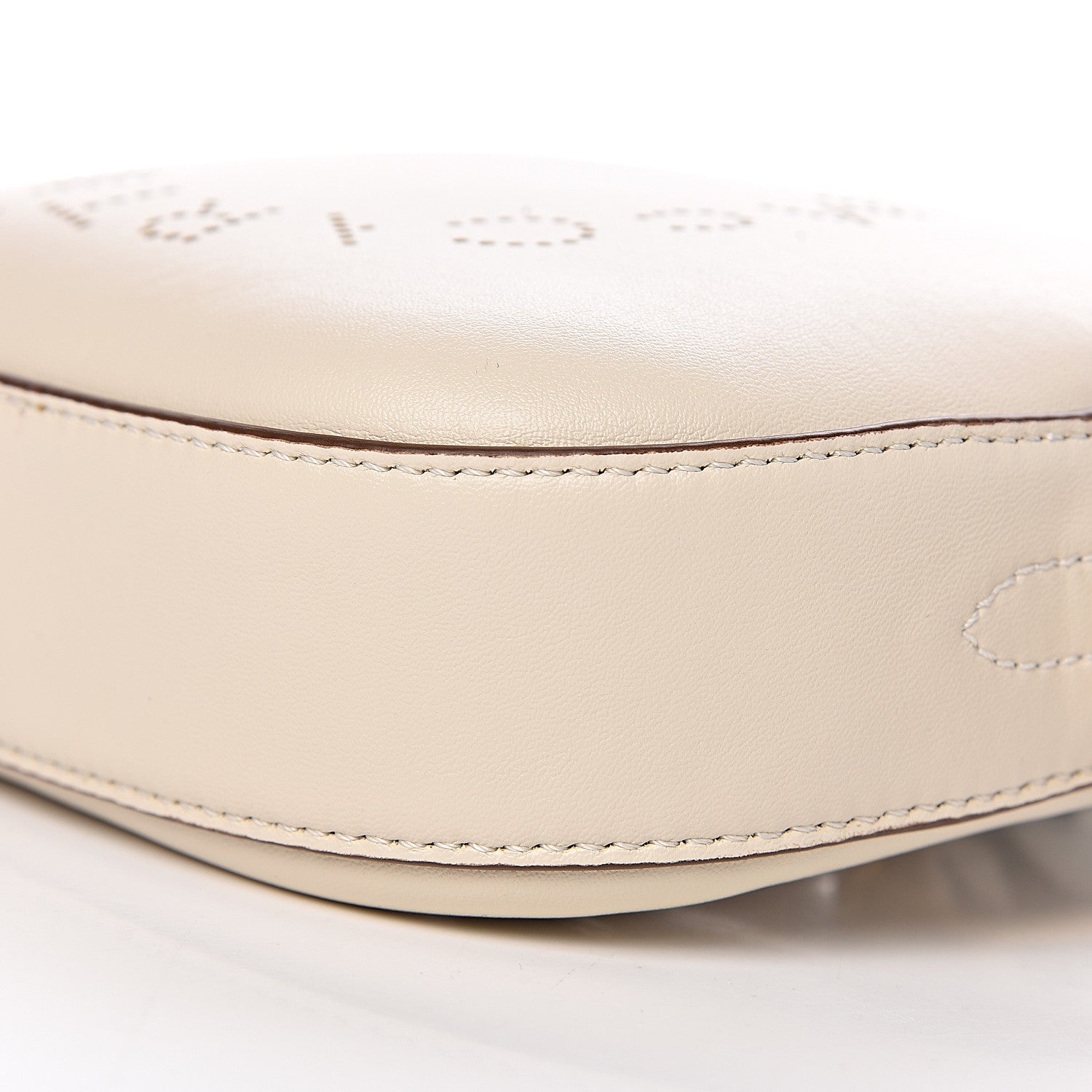 Stella McCartney Eco Alter Nappa Perforated Logo Convertible Belt Bag White 8 of 9