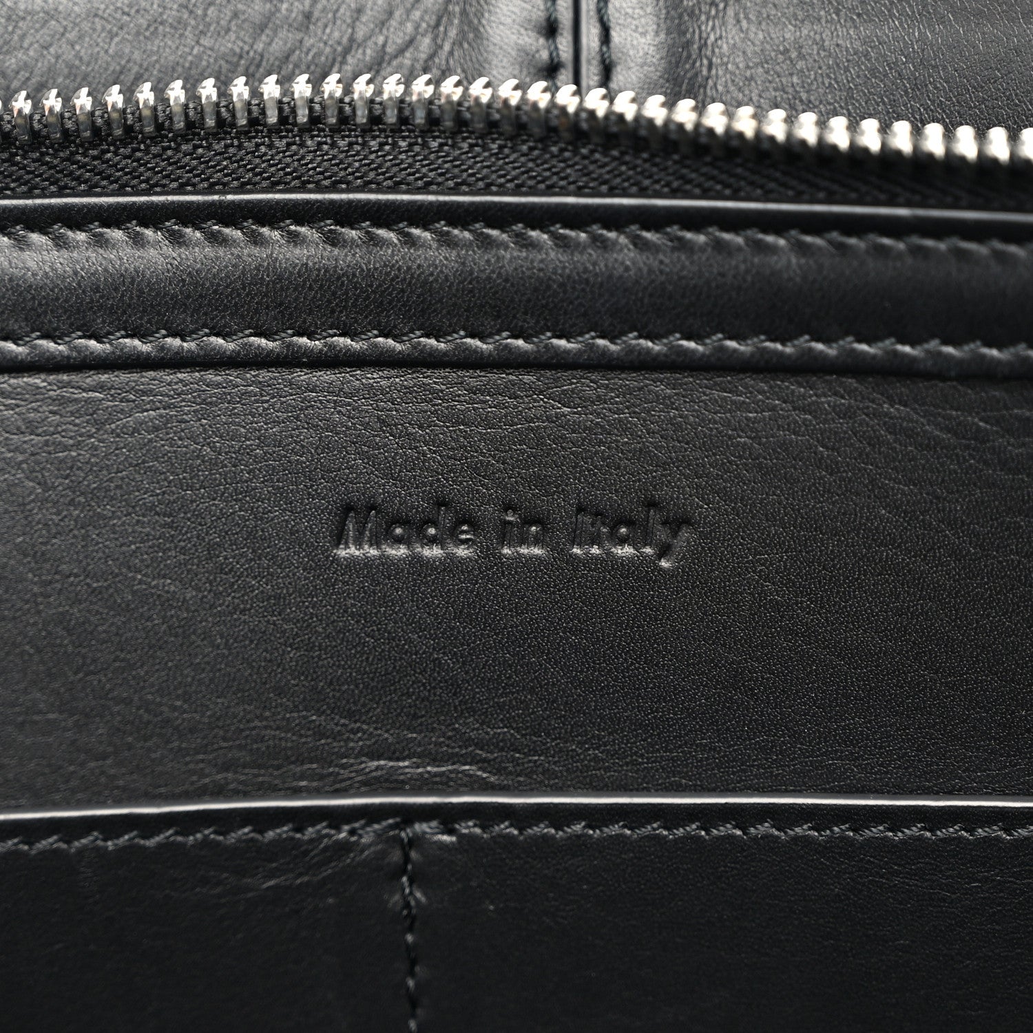 Celine Smooth Calfskin Small Tri-Fold Bag Black 6 of 11