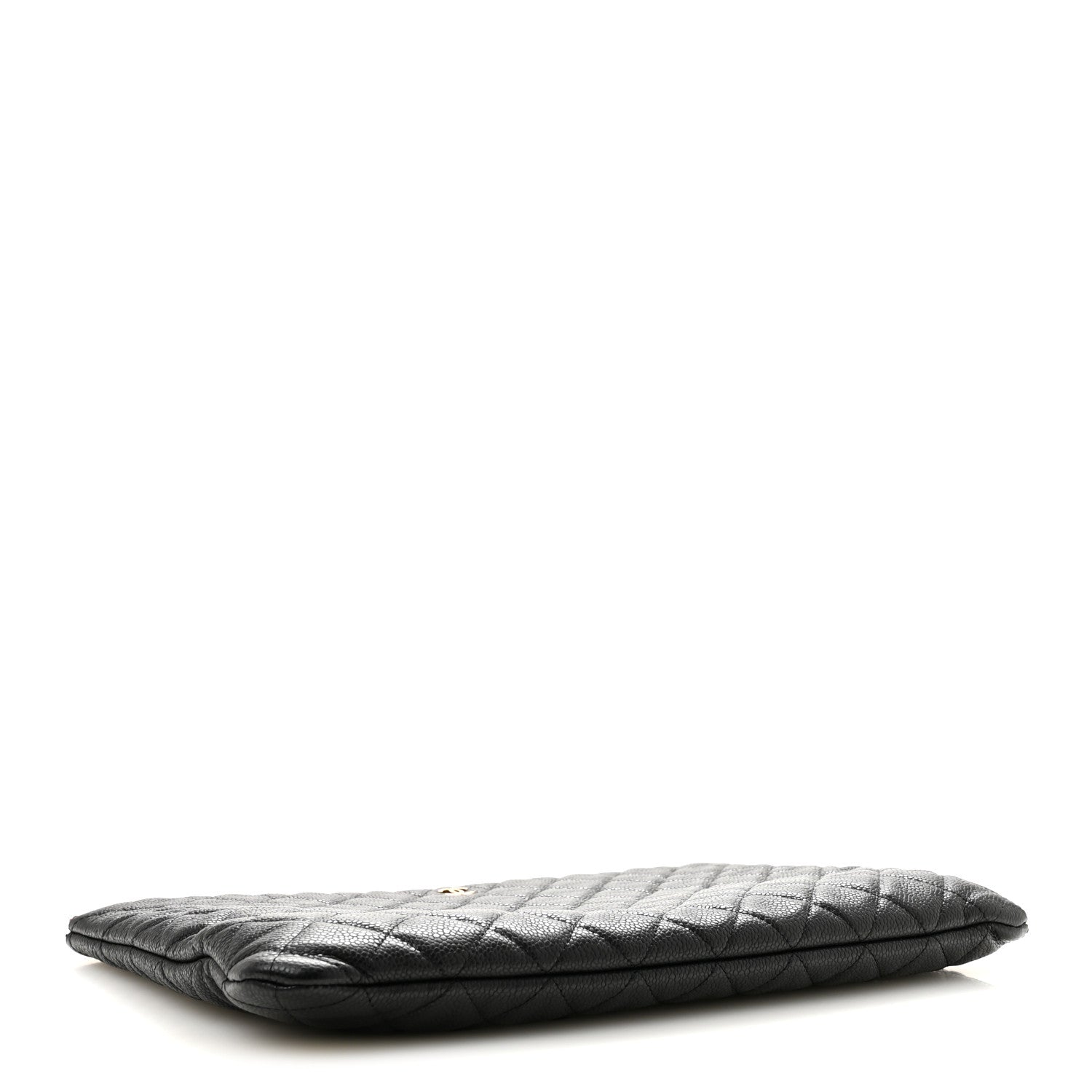 Chanel Caviar Quilted Large Cosmetic Case Black 4 of 9