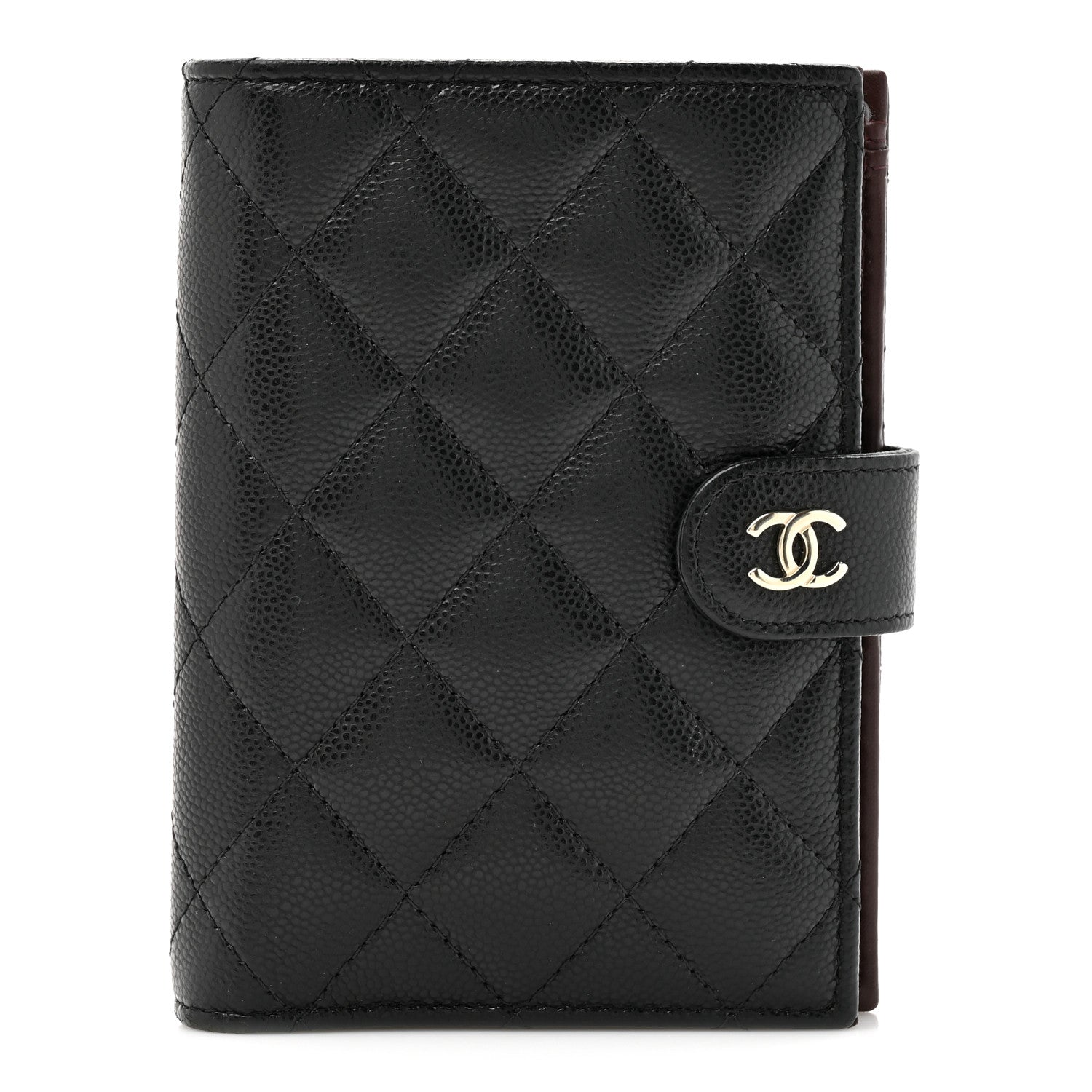 Chanel Caviar Quilted Passport Holder Black 1 of 10
