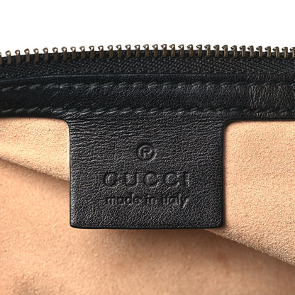 Gucci Calfskin Matelasse Large GG Marmont Shoulder Bag Black 6 of 12