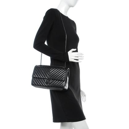 Chanel Aged Calfskin Chevron 2.55 Reissue 226 So Black 3 of 10