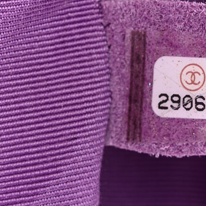 Chanel Lambskin Chevron Quilted Medium Boy Flap Purple 7 of 11