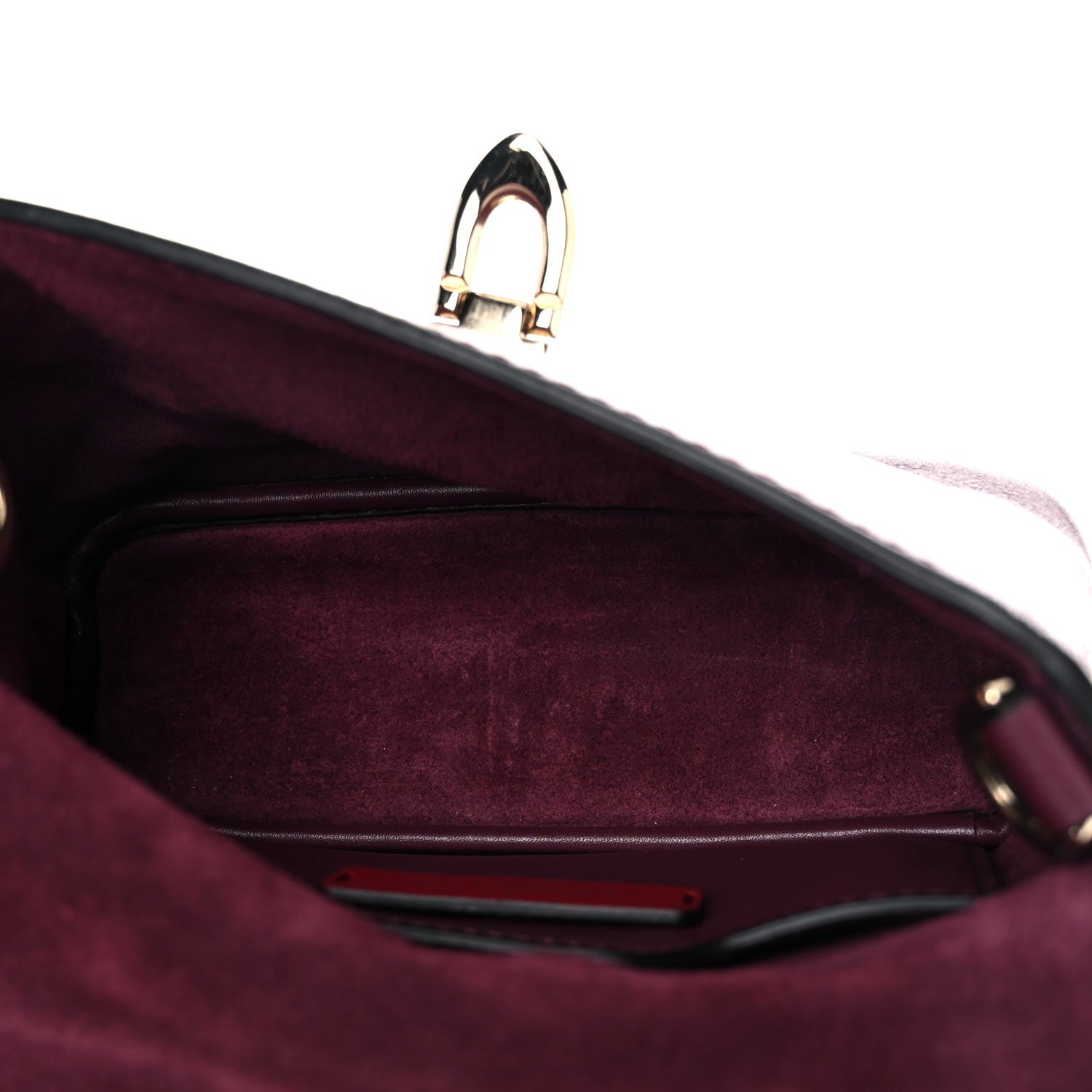 Valentino Garavani Vitello Small Rockstud Demilune Shoulder Bag Vinaccia 6 of 15