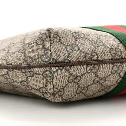 Gucci GG Supreme Monogram Web Small Ophidia Half Moon Hobo Brown 9 of 10