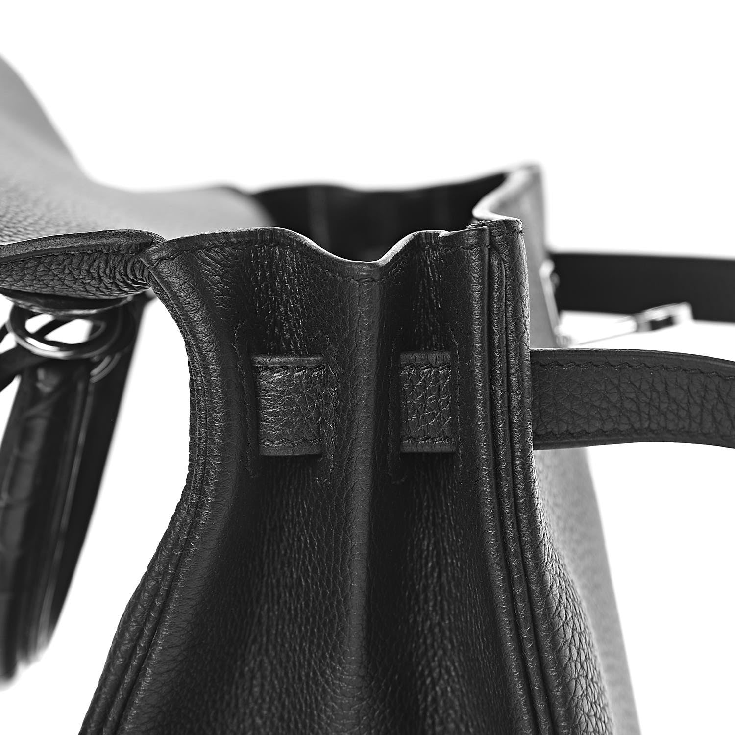 Hermes Togo Matte Alligator Kelly Retourne Touch 32 Black 23 of 42