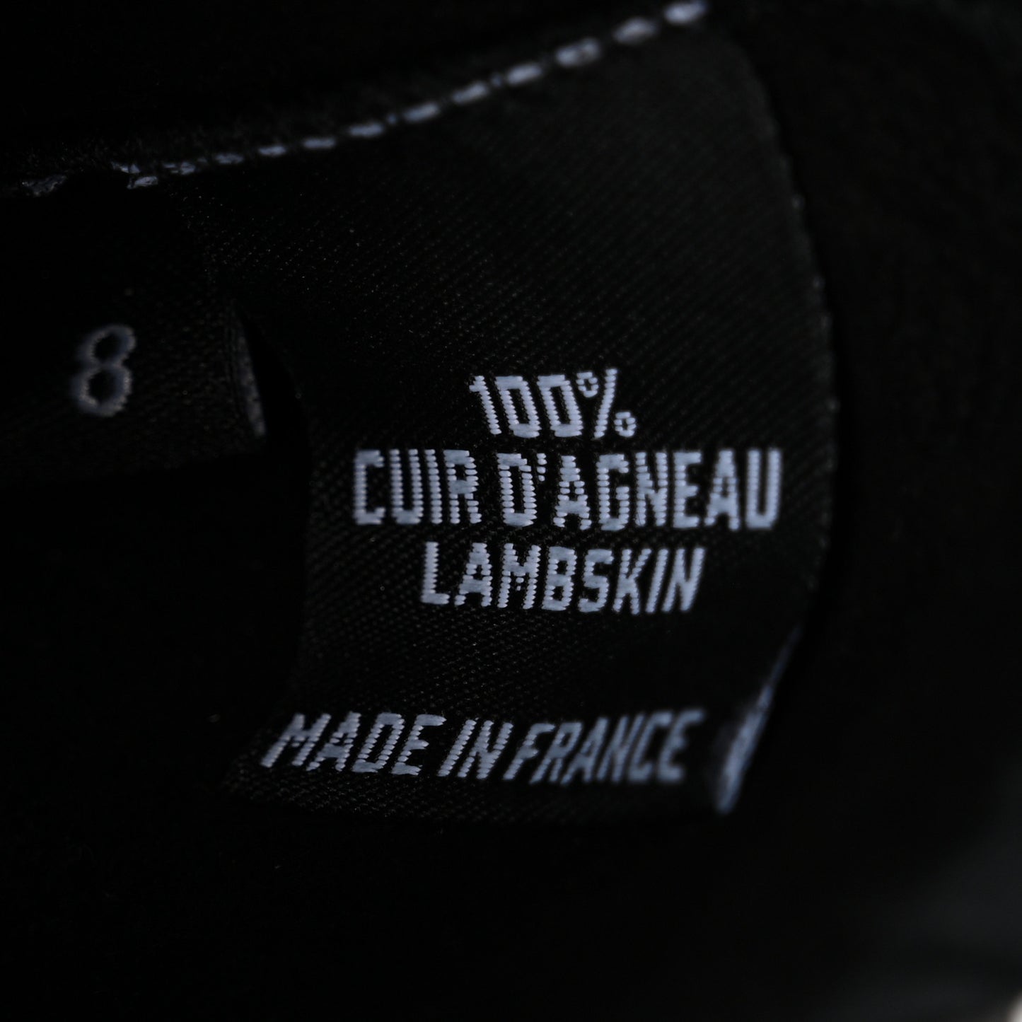 Lambskin CC Gloves 8 Black