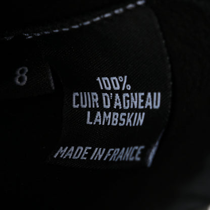 Chanel Lambskin CC Gloves 8 Black 4 of 5