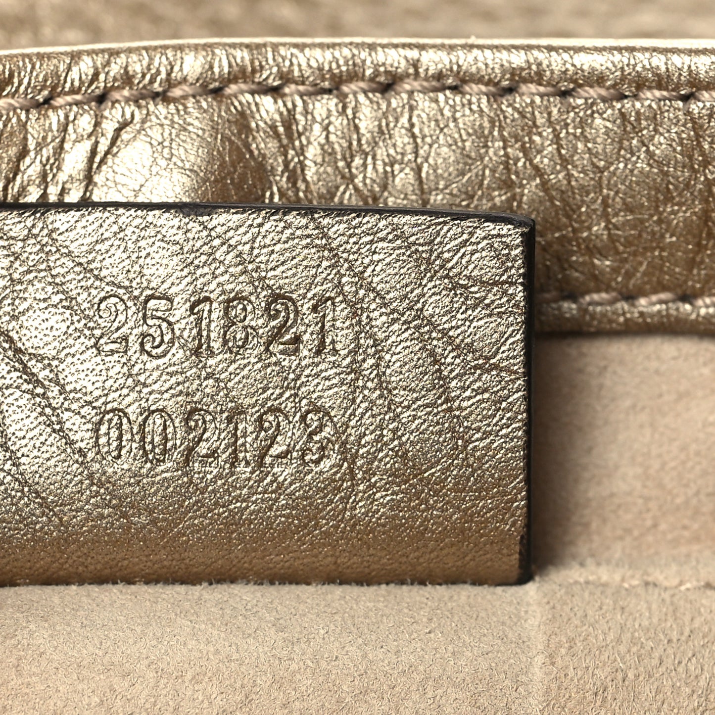 Pebbled Calfskin Small 1973 Chain Shoulder Bag Gold