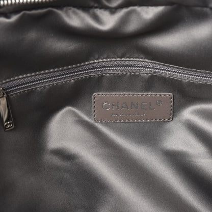 Chanel Glazed Caviar Pocket In The City Tote Black 8 of 10