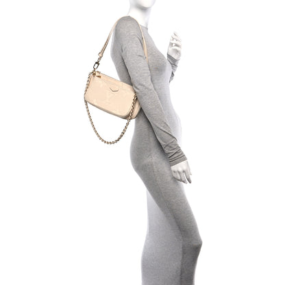 Louis Vuitton Empreinte Monogram Giant Multi Pochette Accessories Cream 2 of 14