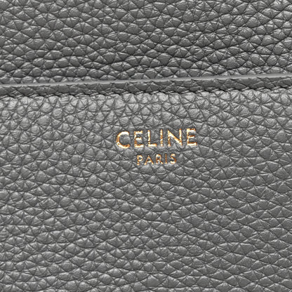 Celine Grained Calfskin Medium 16 Top Handle Bag Grey 6 of 10