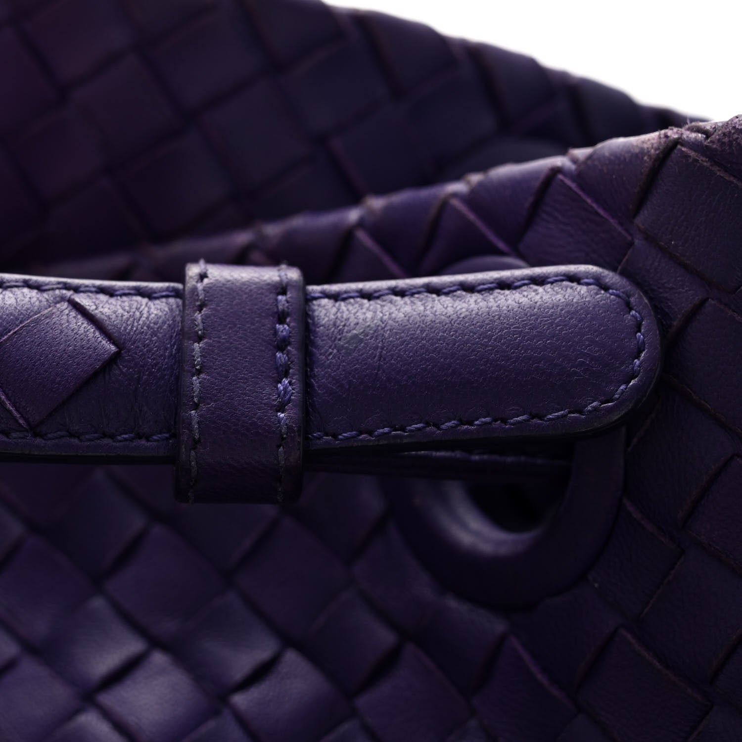 Bottega Veneta Nappa Intrecciato Bella Tote Purple 16 of 17