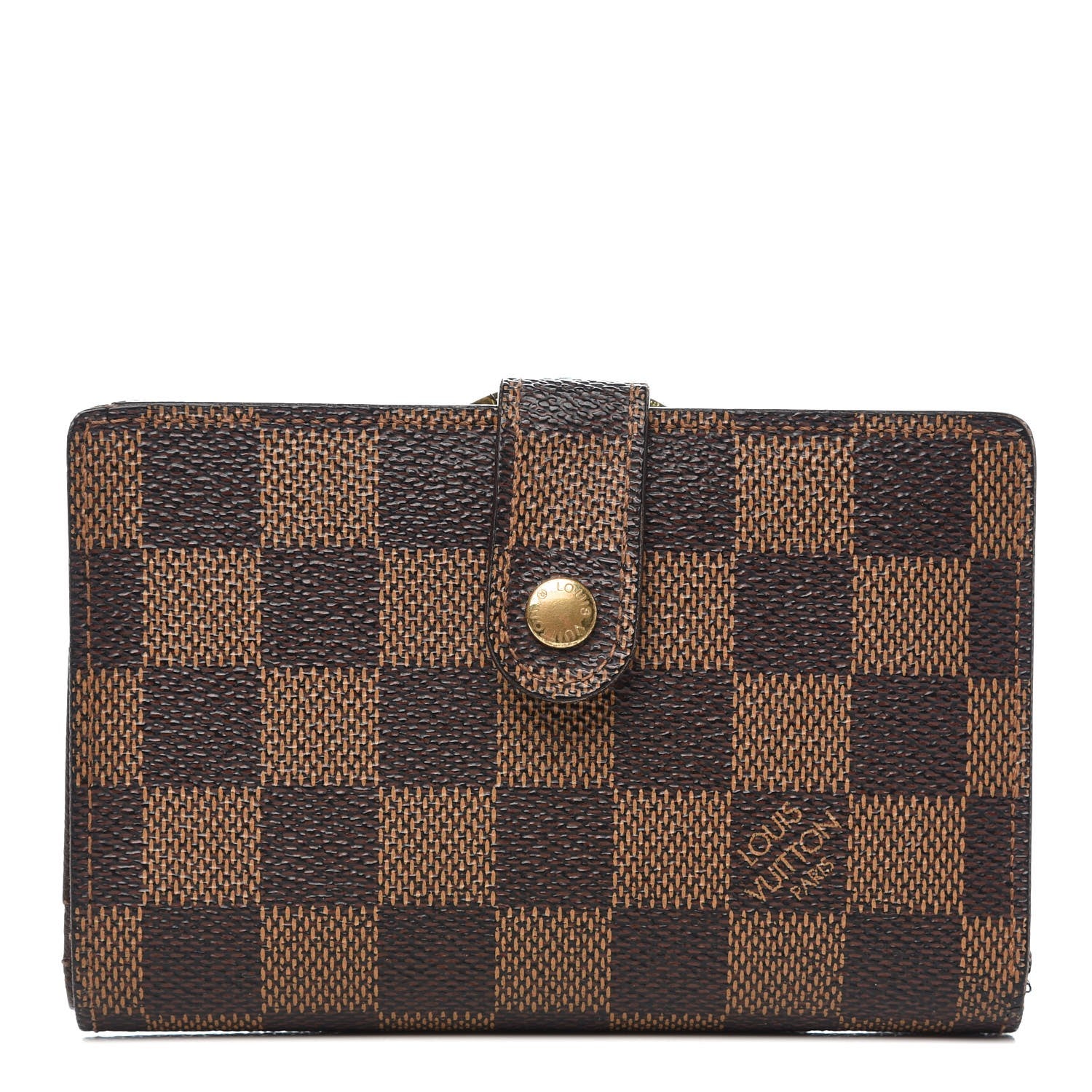 Louis Vuitton Damier Ebene French Purse Wallet 1 of 9