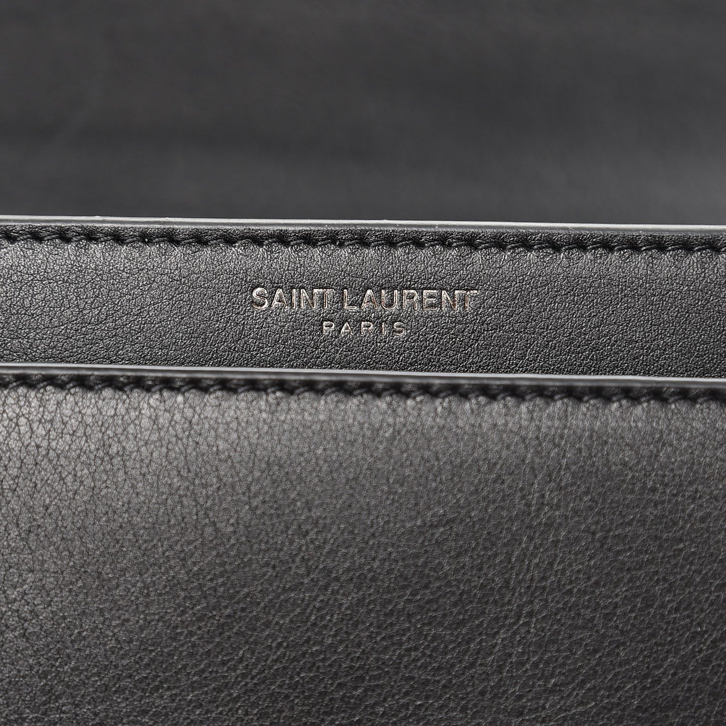 Grained Calfskin Studded Medium Monogram Heart Sunset Black