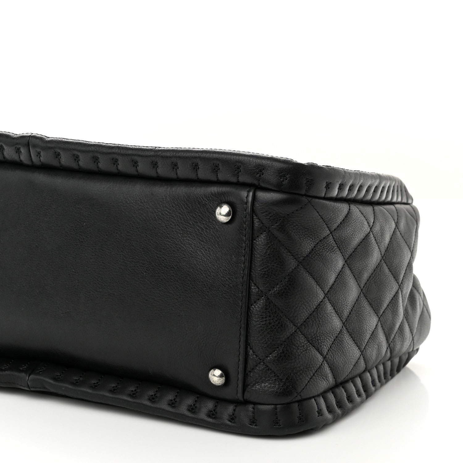 Chanel Calfskin Quilted Istanbul Small Tote Black 9 of 9