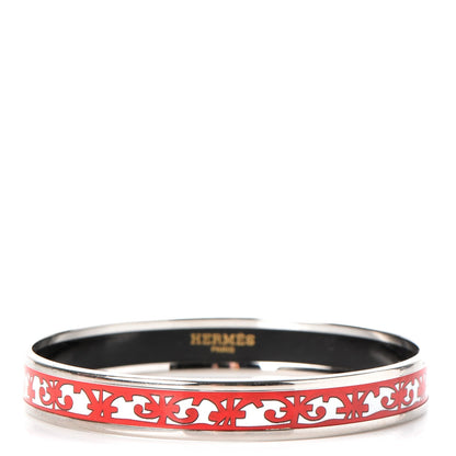 Hermes Enamel Printed Narrow Balcons Du Guadalquivir Bracelet 70 1 of 5