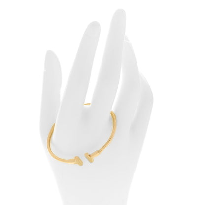 Tiffany 18K Yellow Gold T Wire Bracelet 2 of 5