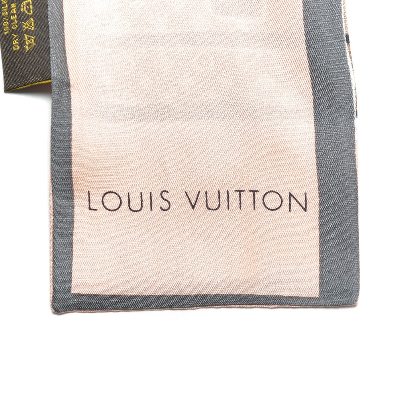 Silk Monogram Trunks Bandeau Rose Poudre