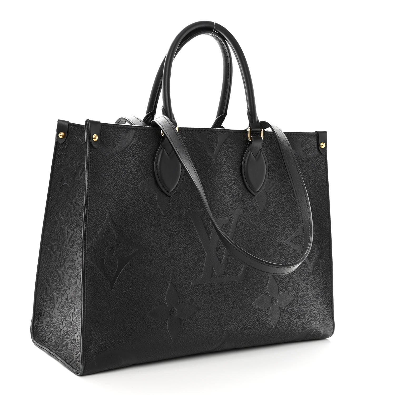 Louis Vuitton Empreinte Monogram Giant Onthego MM Black 3 of 9