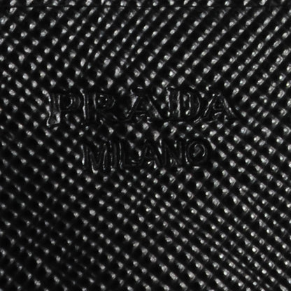 Prada Saffiano Bow Wallet Nero Black 6 of 8