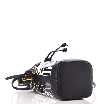 Fendi TPU FF Vitello Grace F is Fendi Mini Mon Tresor Bucket Bag Black 4 of 9