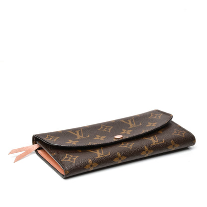 Louis Vuitton Monogram Emilie Wallet Rose Nacre 4 of 9