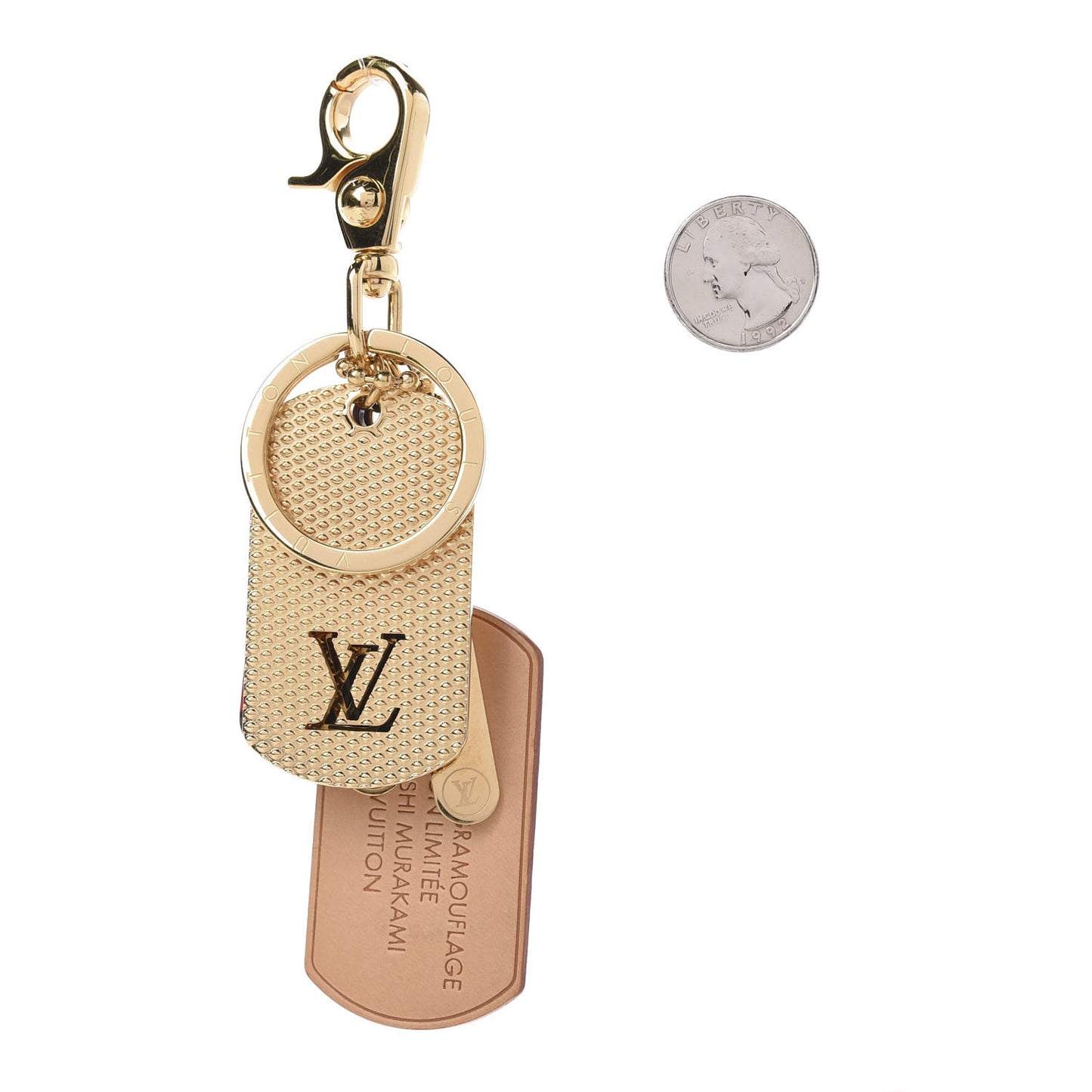 Monogramouflage Bag Charm Red