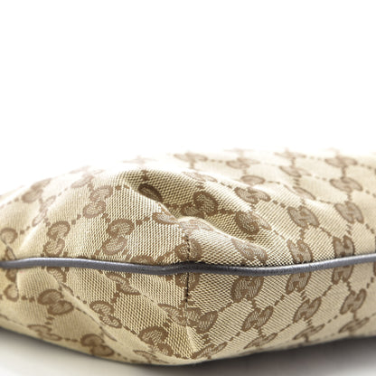 Gucci Monogram Web Small Flat Messenger Crossbody Dark Brown 5 of 9