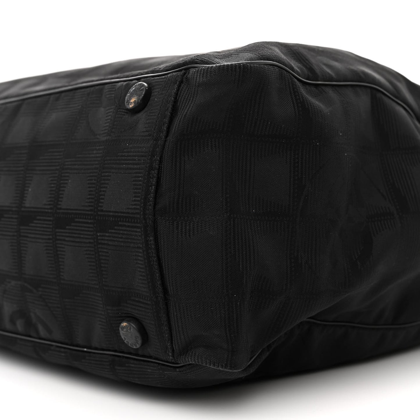 Nylon Medium Travel Tote Black