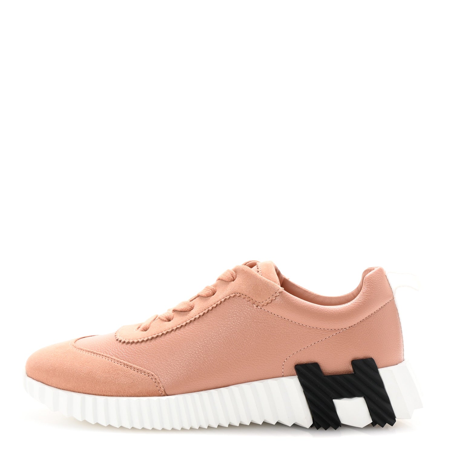 Hermes Sport Goatskin Suede Goatskin Bouncing Sneakers 39 Nude 1 of 9