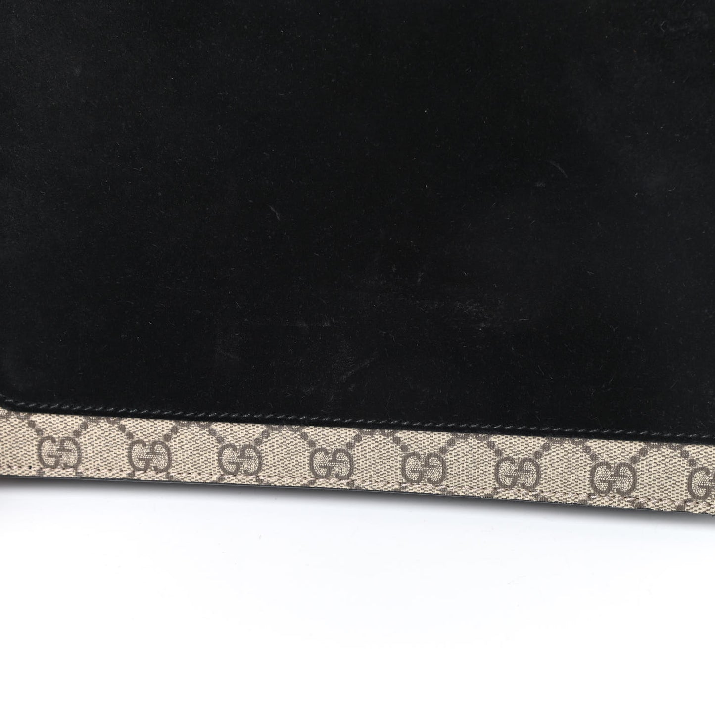 GG Supreme Monogram Medium Dionysus Shoulder Bag Black