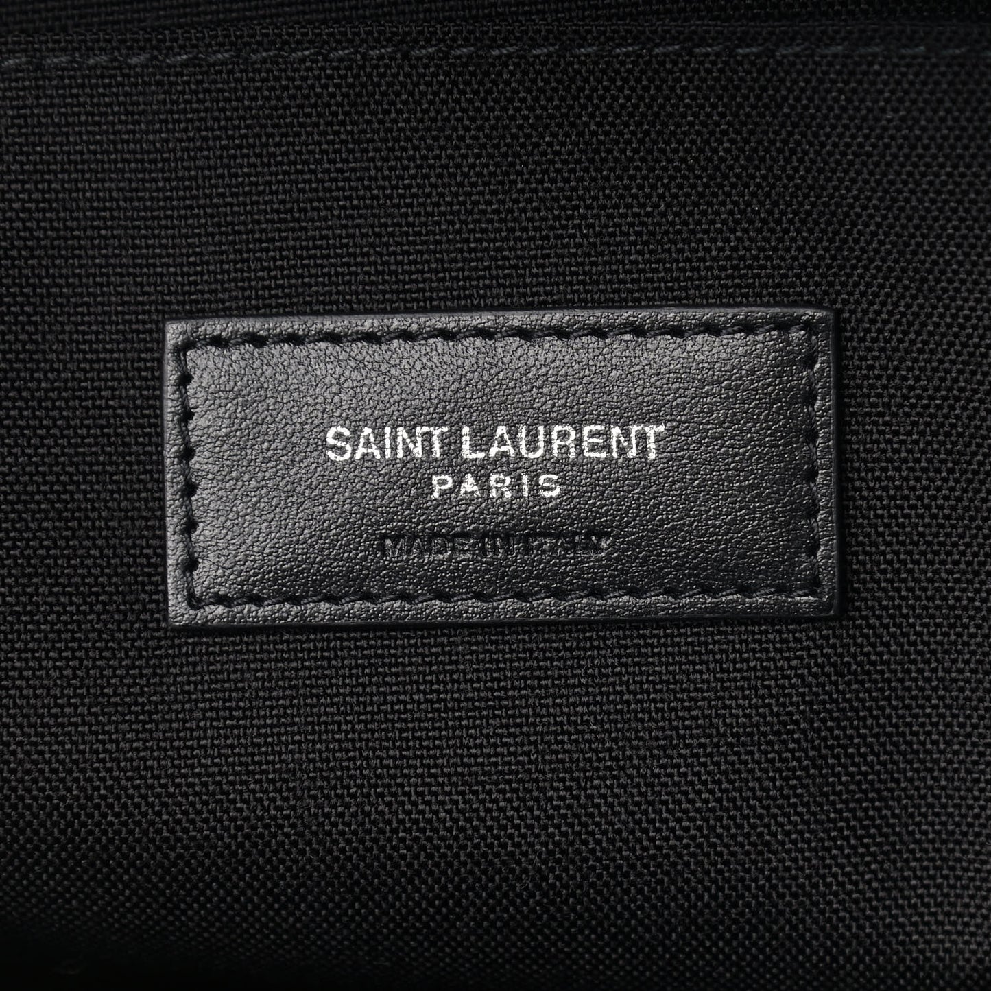 Crocodile Embossed Lambskin Noe Backpack Black