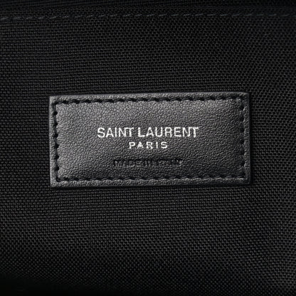 Saint Laurent Crocodile Embossed Lambskin Noe Backpack Black 6 of 9