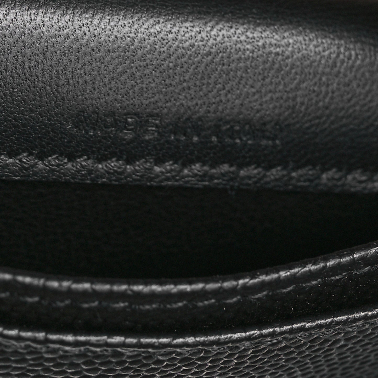 Grain De Poudre Business Card Case Black