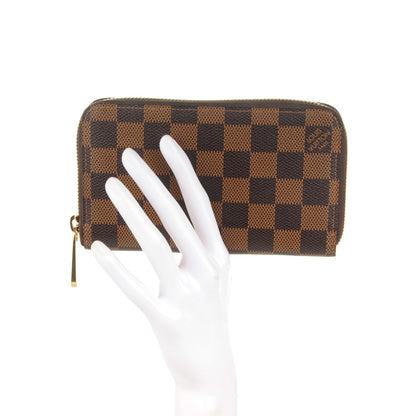 Louis Vuitton Damier Ebene Zippy Compact Wallet 2 of 7