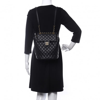 Chanel Lambskin Quilted Small Urban Spirit Backpack Black 2 of 10