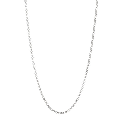 Chrome Hearts Sterling Silver Roll Chain Necklace 20" 1 of 5
