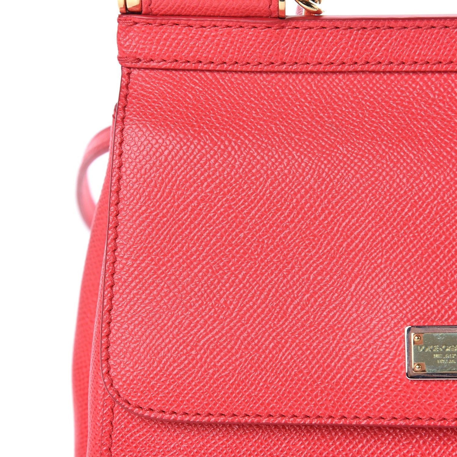 Dolce & Gabbana Dauphine Small Miss Sicily Satchel Roso 12 of 14