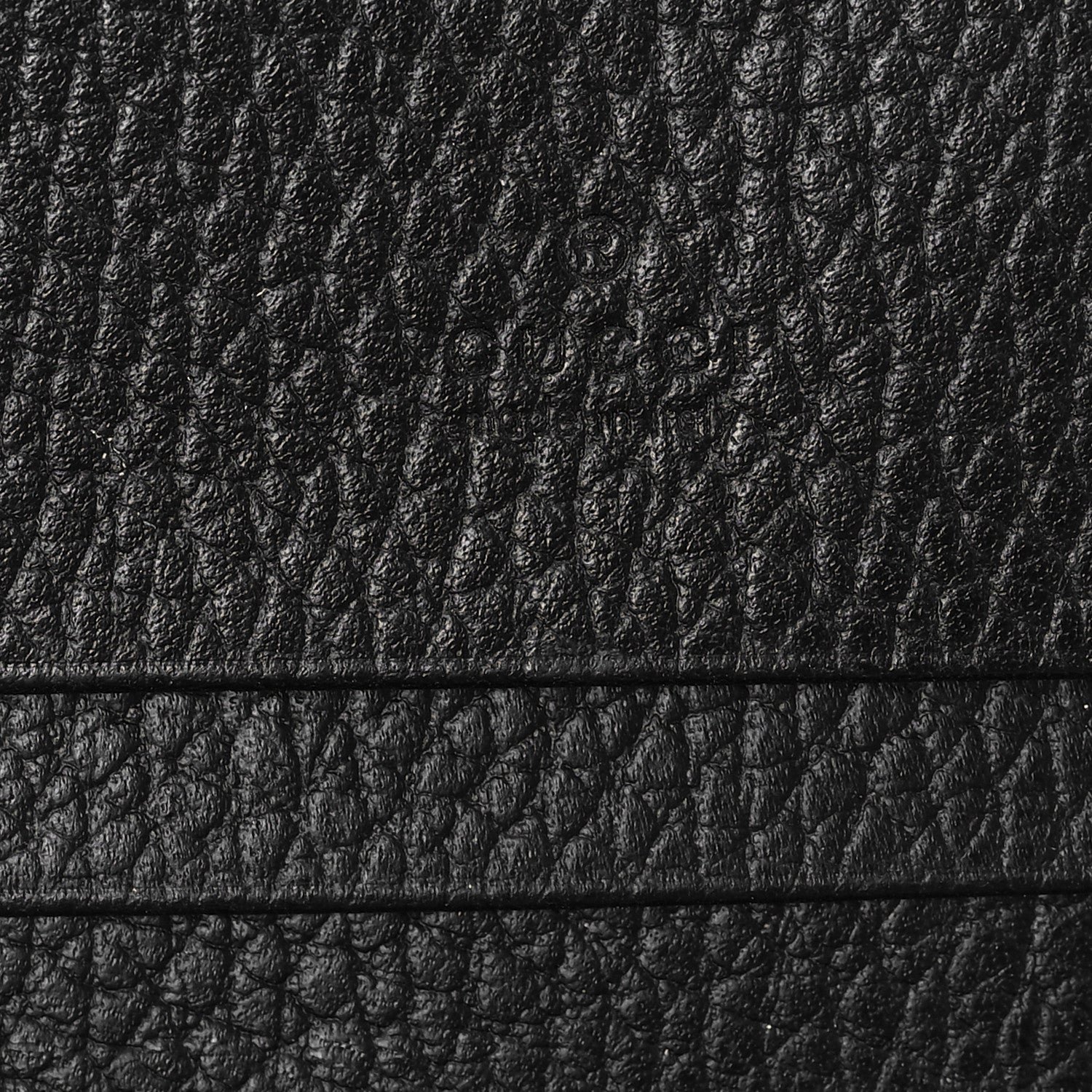 Gucci Pebbled Calfskin GG Marmont Card Case Black 6 of 7