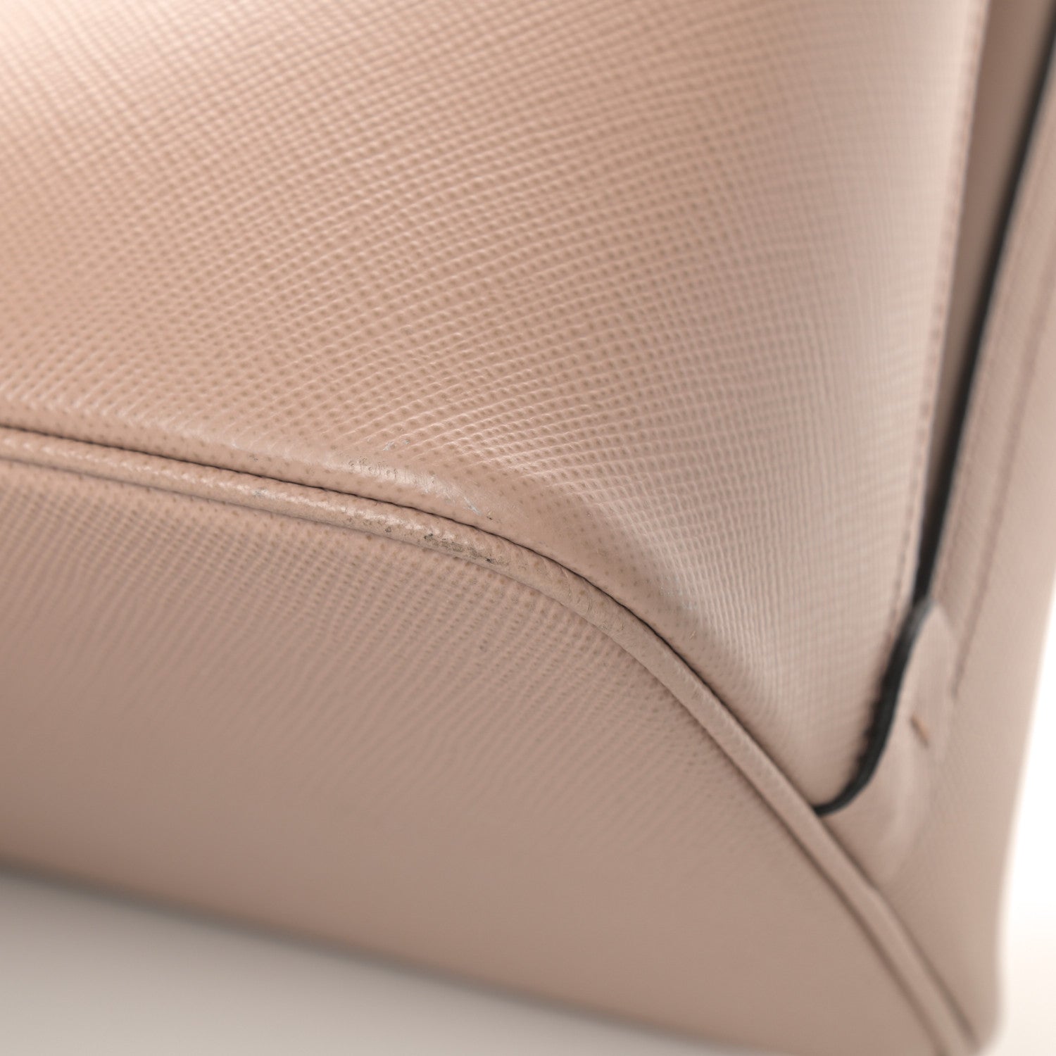 Prada Saffiano Cuir Matinee Tote Cipria Blush Pink 10 of 14