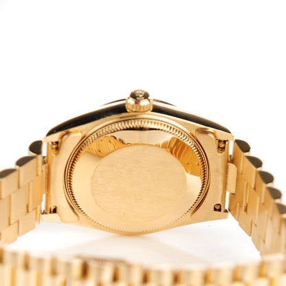 Rolex 18K Yellow Gold 31mm Oyster Perpetual Datejust President Watch White Jubilee 68278 6 of 7