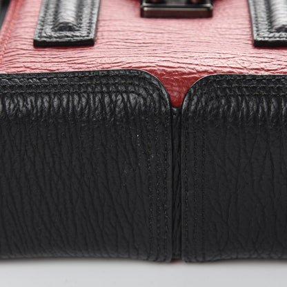 3.1 Phillip Lim 3.1 Textured Calfskin Mini Pashli Satchel Crimson Black 13 of 15
