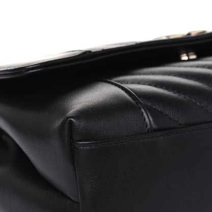 Chanel Calfskin Quilted Small Daily Chevron Flap Black 9 of 15